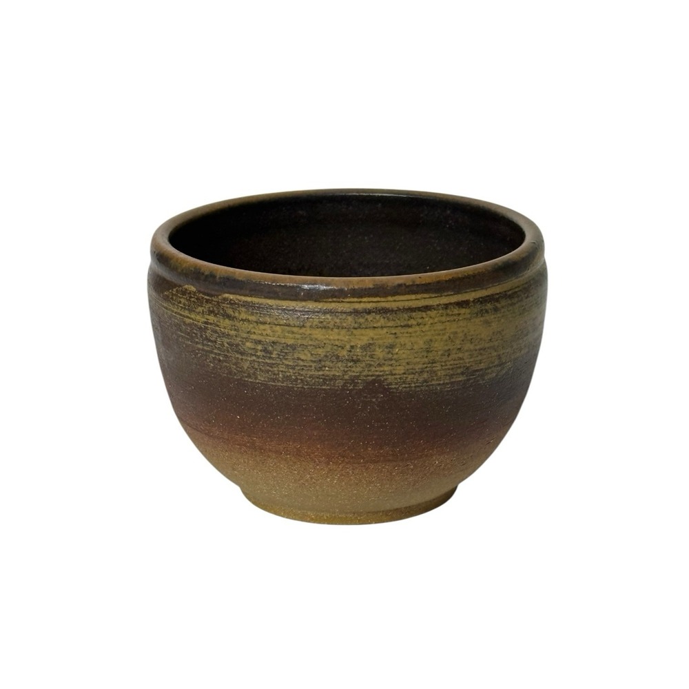 Sekul Pottery 4" Diameter Small Brown Bowl Artist Signed
